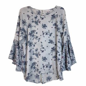 Lauren Conrad Floral Boho Blouse